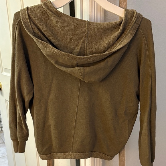 FP Movement by Free People Olive V-Neck Hoodie - Picture 4 of 4